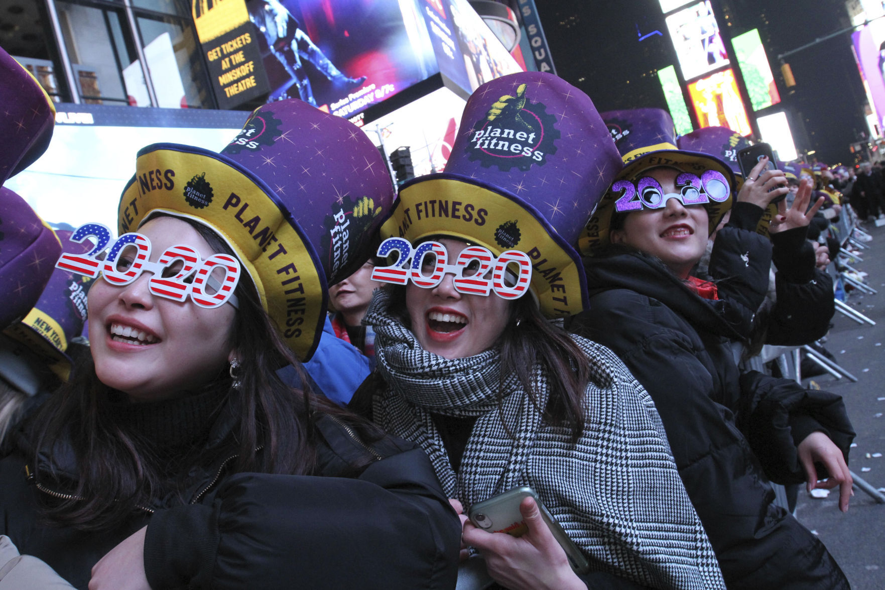 APTOPIX New York New Year